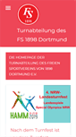 Mobile Screenshot of fs98-turnen.de